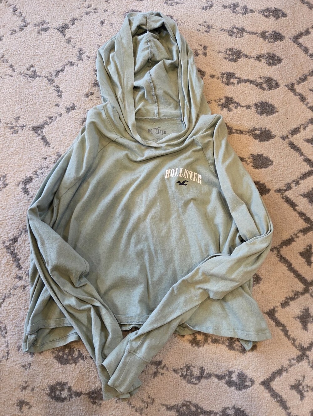 Hollister Women's Long Sleeve Shirt With Hood